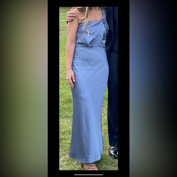 Significant other size 4 blue bridesmaid dress - Picture 2 of 3